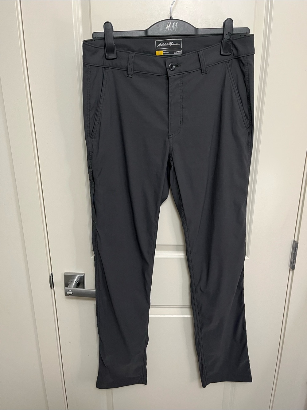Eddie Bauer Travex Men's Charcoal Hiking Nylon Pants in size 34*32